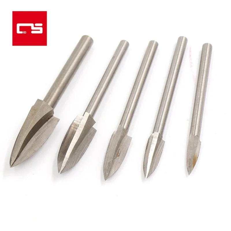 

Wood Engraving Drill Bit Set Solid Carbide Steel Carving Milling Cutter Cutting Tools for Woodworking