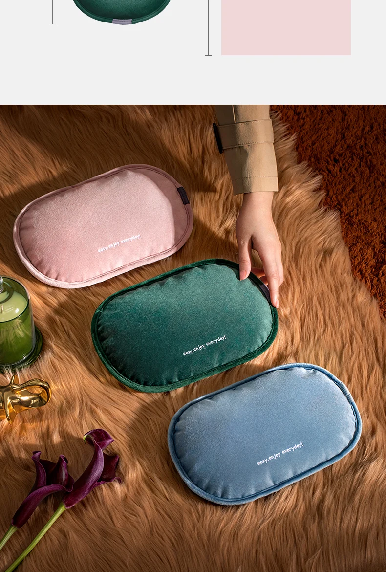 Перезаряжаемая сумка для горячей воды грелка рук живота Взрывозащищенная