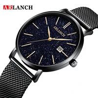 men watch quartz wristwatches wrist watches aaa free shipping chile gift for water proof luxury valentines day thin steel mesh