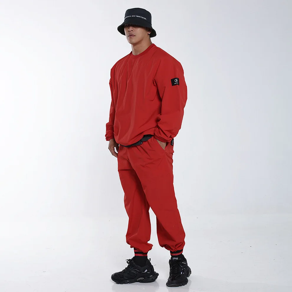 

Спортивный костюм мужской однотонный, брендовый повседневный комплект, Свитшот и брюки, модная спортивная одежда в стиле хип-хоп, комплект ...