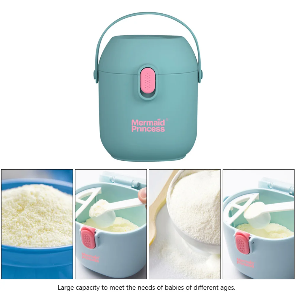 

1PC Baby Milk Powder Case Portable Baby Food Snack Storage Box with Spoon