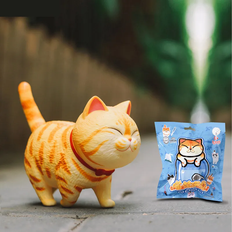 

Cat Bell hand-made blind box second bullet second generation uncle authentic actoys blind bag small orange cat cute kitty