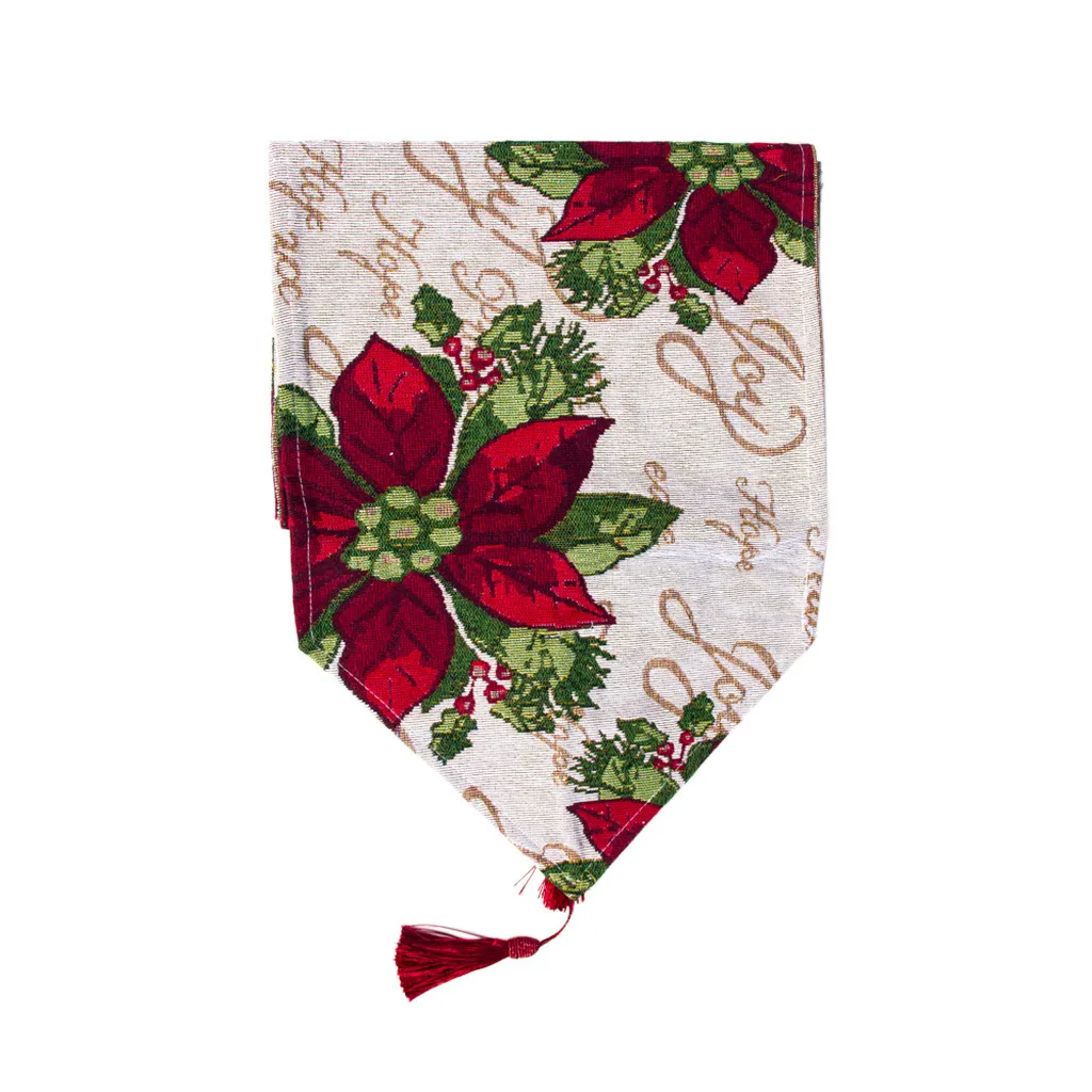 christmas table cover cloth festive decor red Creative Christmas Cotton Linen Tablecloth Table Flag Desktop Decoration 2020 8P | Дом и сад