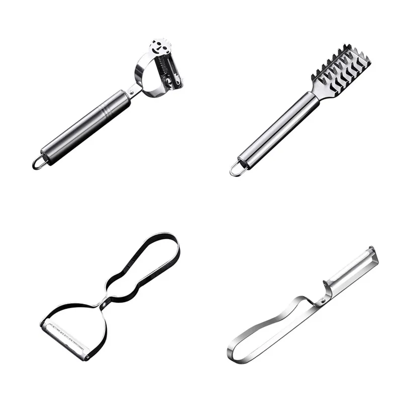 Кухонный Овощечистка из нержавеющей стали бытовой для яблок фруктовый пилинг