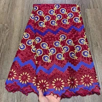 african cotton lace fabric 2022 high quality dubai lace blue swiss voile red nigerian lace fabric for woman dress 1919