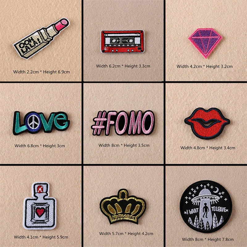 Модная аппликация мульти-стиль мультиузорные радио письмо губная помада