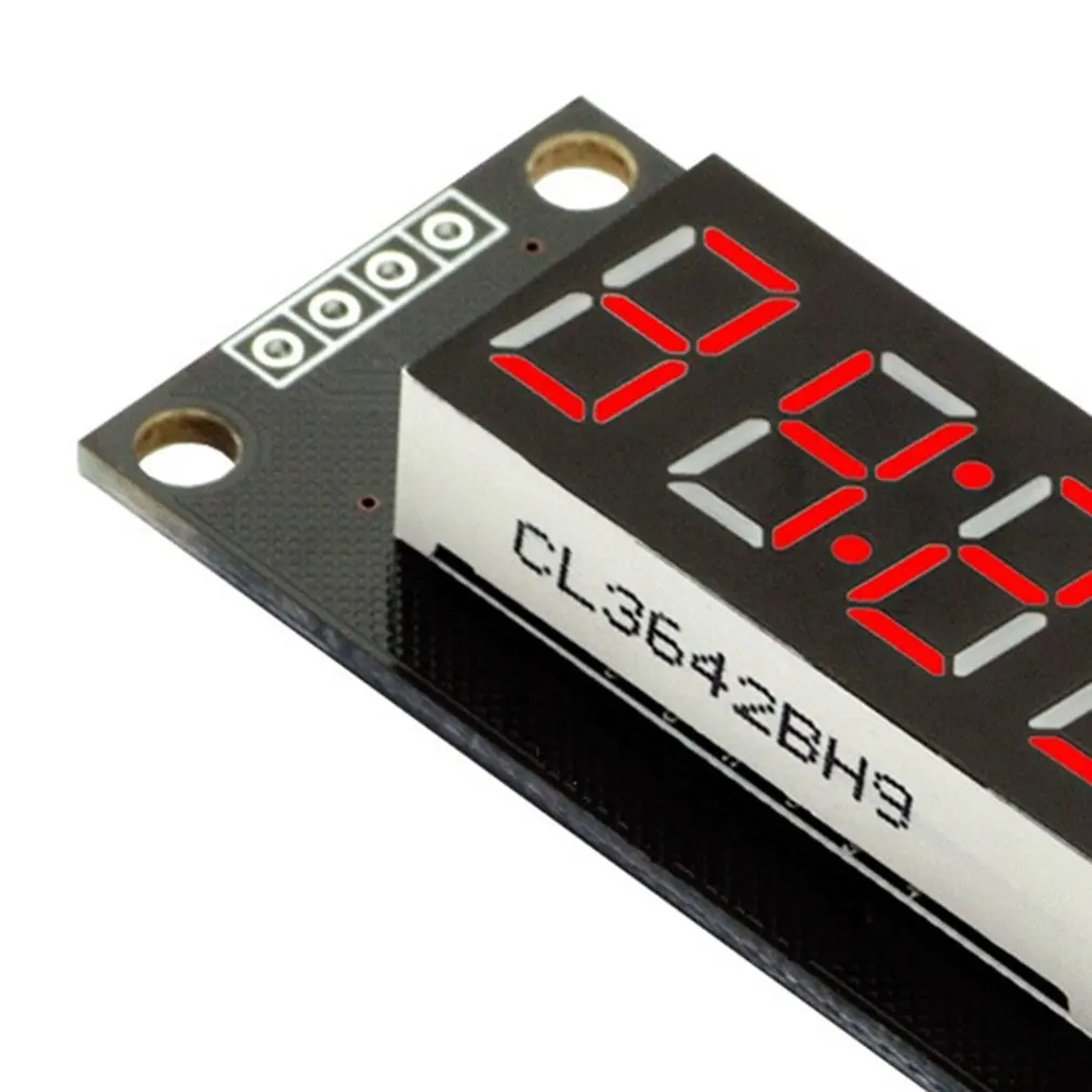 

1pcs TM1637 4 Bits Digital LED Display Module For arduino 7 Segment 0.36Inch Clock RED Anode Tube Four Serial Driver Board Pack
