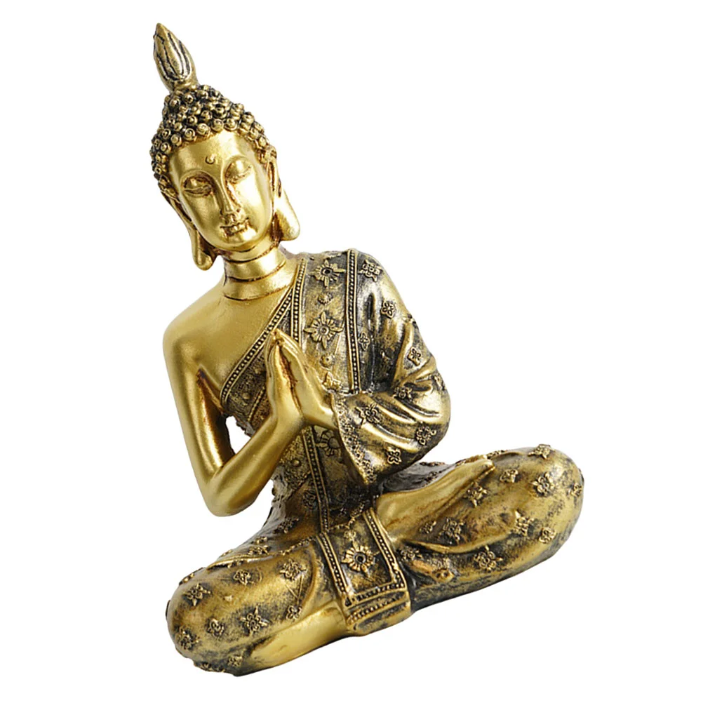 

1Pc Resin Statue Adornment Decorative Sculpture Artware Photography Prop