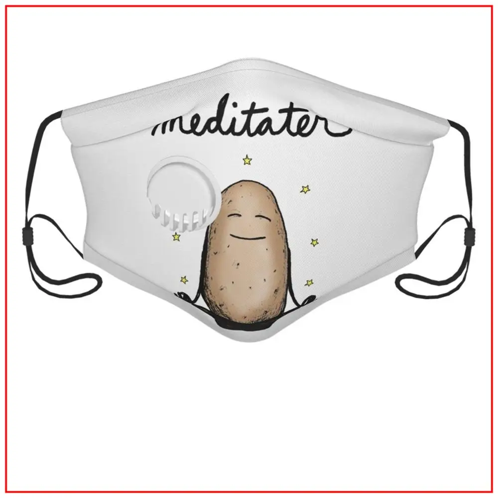 

MEDITATER Kids Men Women Face Mask Milita mask for face with filter Mondkapjes Masbaar Funny Fishing Adjustable Breathing Masks