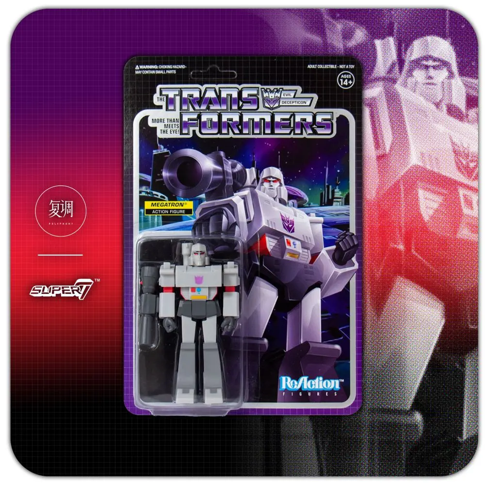 

Super7 Transformers Bumblebee Megatron Jazz Starscream Action Figure 3.75 inch Cardback Collectible Model Toy Doll Gift For Kids