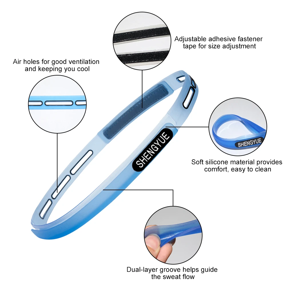 5 шт. для бега йоги тренировки упругие фитнес-повязки спортивная повязка на