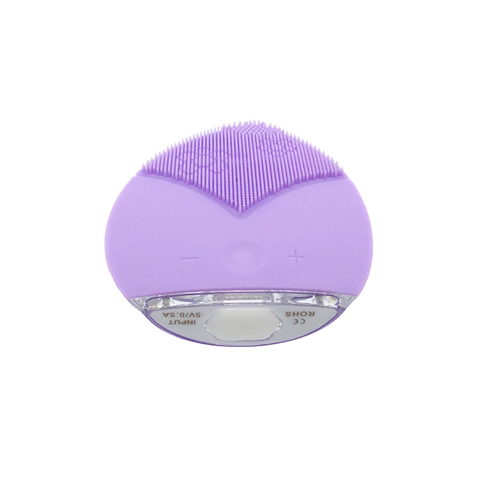 Силиконовая щетка для очищения лица ультразвуковой Вибрационный Электрический