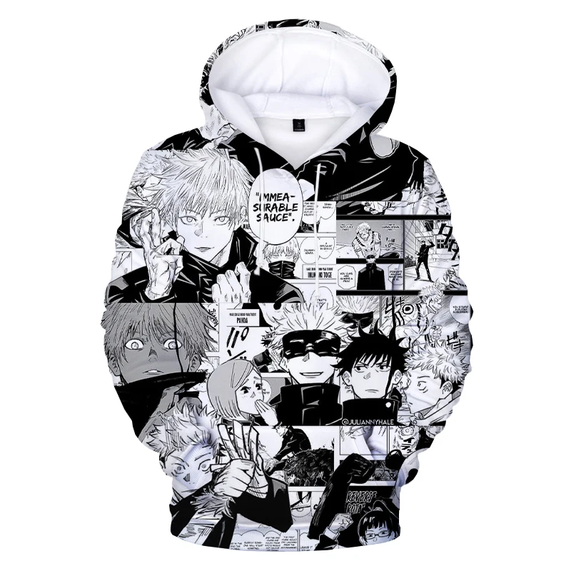 

Jujutsu Kaisen 3D Printed Hoodie Sweatshirts Men Women Fashion Casual Pullover Harajuku Streetwear Oversized Hoodies
