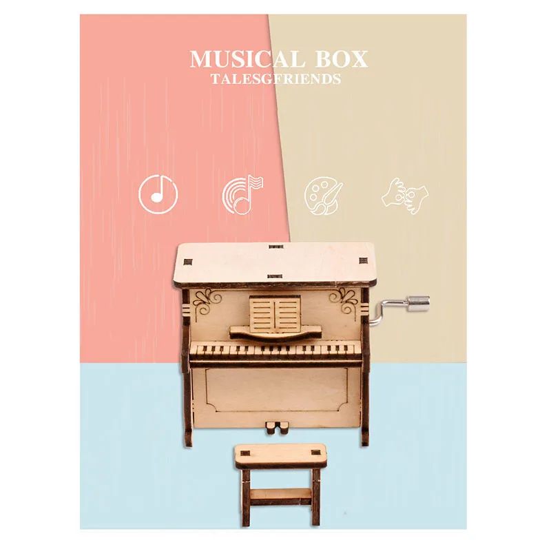 Игрушки для рояльника сделай сам 3D деревянная головоломка Сборная модель