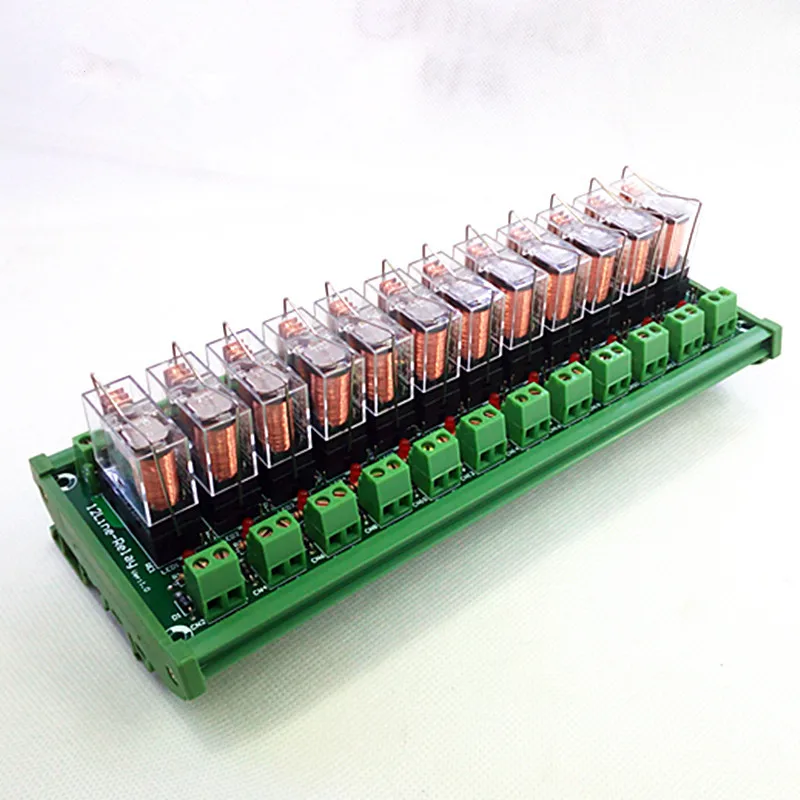 DIN рейку 12 SPDT 16A релейный интерфейс модуль G2R 1 E реле DC12V.|Реле| |