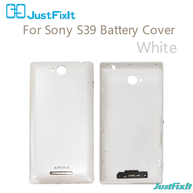 S39 задний корпус Пластиковая Задняя Дверь Ремонт чехол запасные части для sony Xperia C