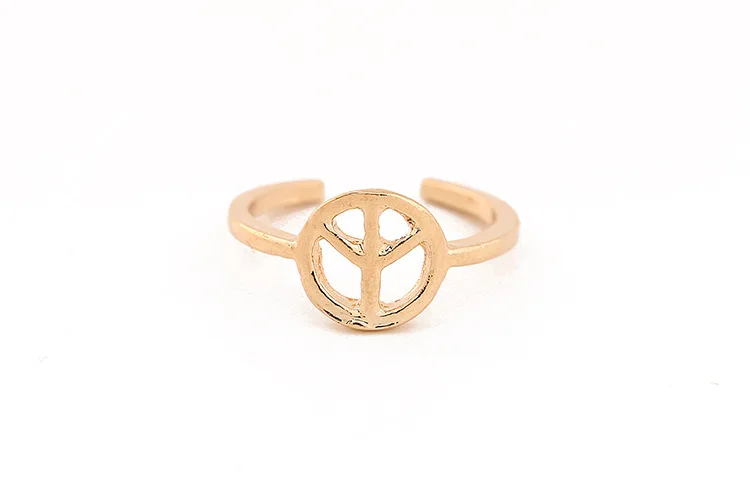 Кольцо для ног простые любовь мир символы манжета нога настроение кольцо Женское