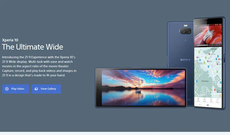 Мобильный телефон sony Xperia 10 4 Гб 64 Гб Dual SIM I4193 6 дюймов 1080x2520 Восьмиядерный процессор Snapdragon NFC 13MP Android 9