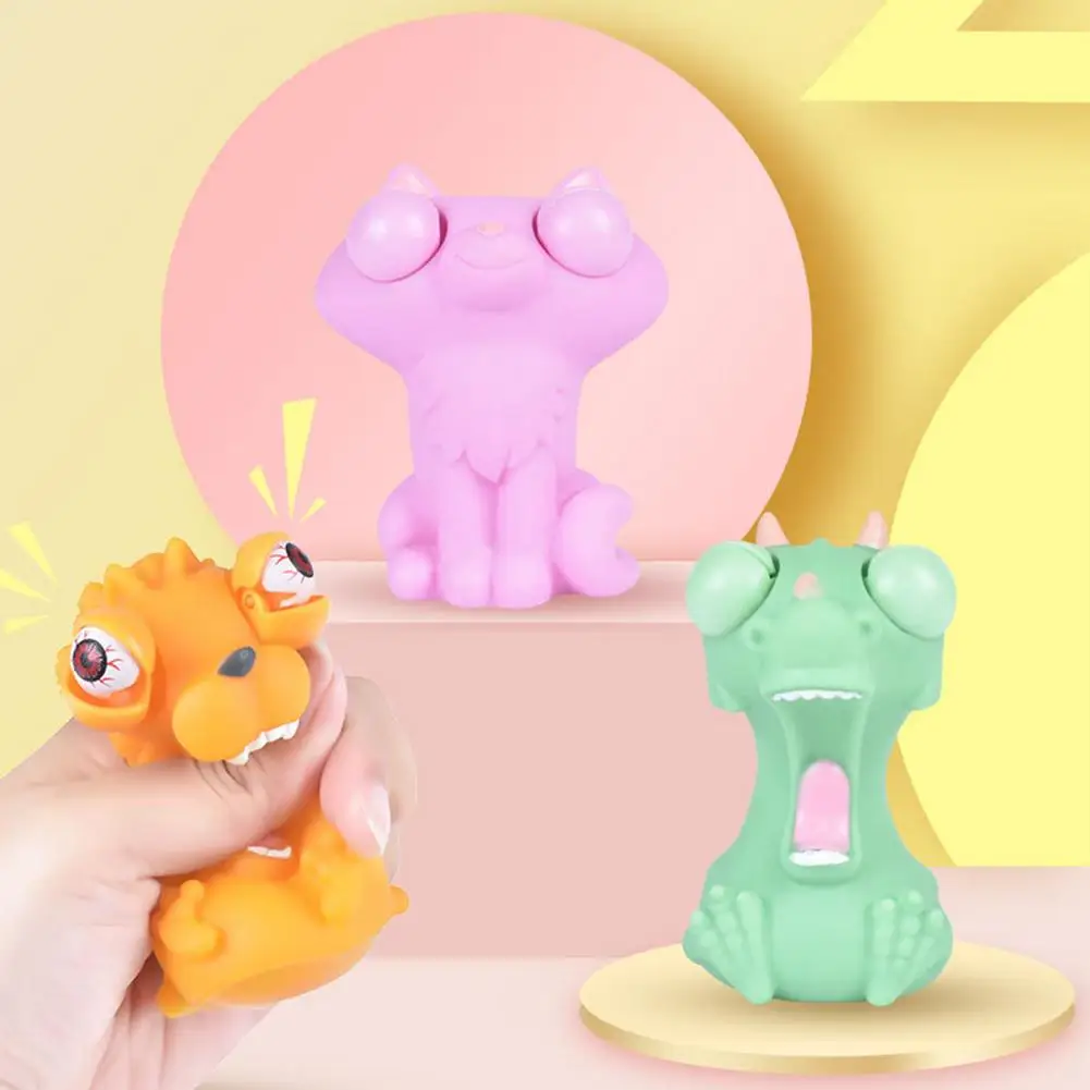 Caja ciega antiestr&eacute;s para ni&ntilde;os, juguete exprimidor de ojos aleatorio para ni&ntilde;os, juguete sensorial blando, relajante, de descompresi&oacute;n, 1 ud.-0