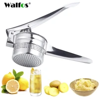 walfos manual juicer stainless steel orange lemon squeezer fruit press garlic grinder potato ricer crusher kitchen accessories