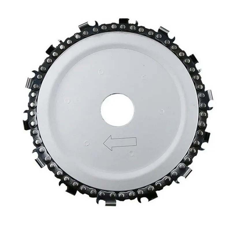 

5 Inch Diameter 22mm Arbor Wood Carving Disc 14 Tooth Cut Chainsaw Disc for Angle Grinders Cut Carve Shape