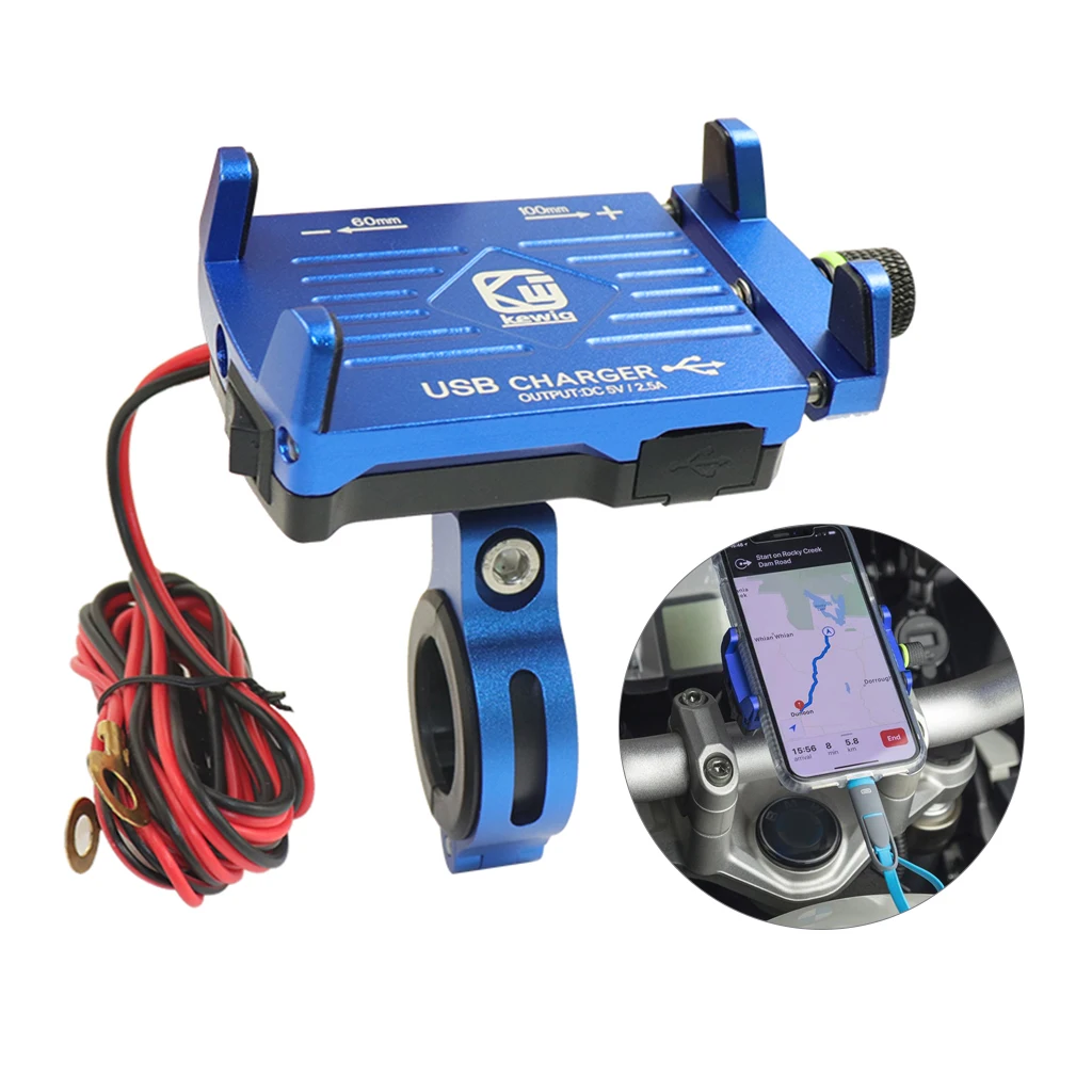 Велосипедные держатели для телефонов быстрая зарядка через USB вращение на 360 °