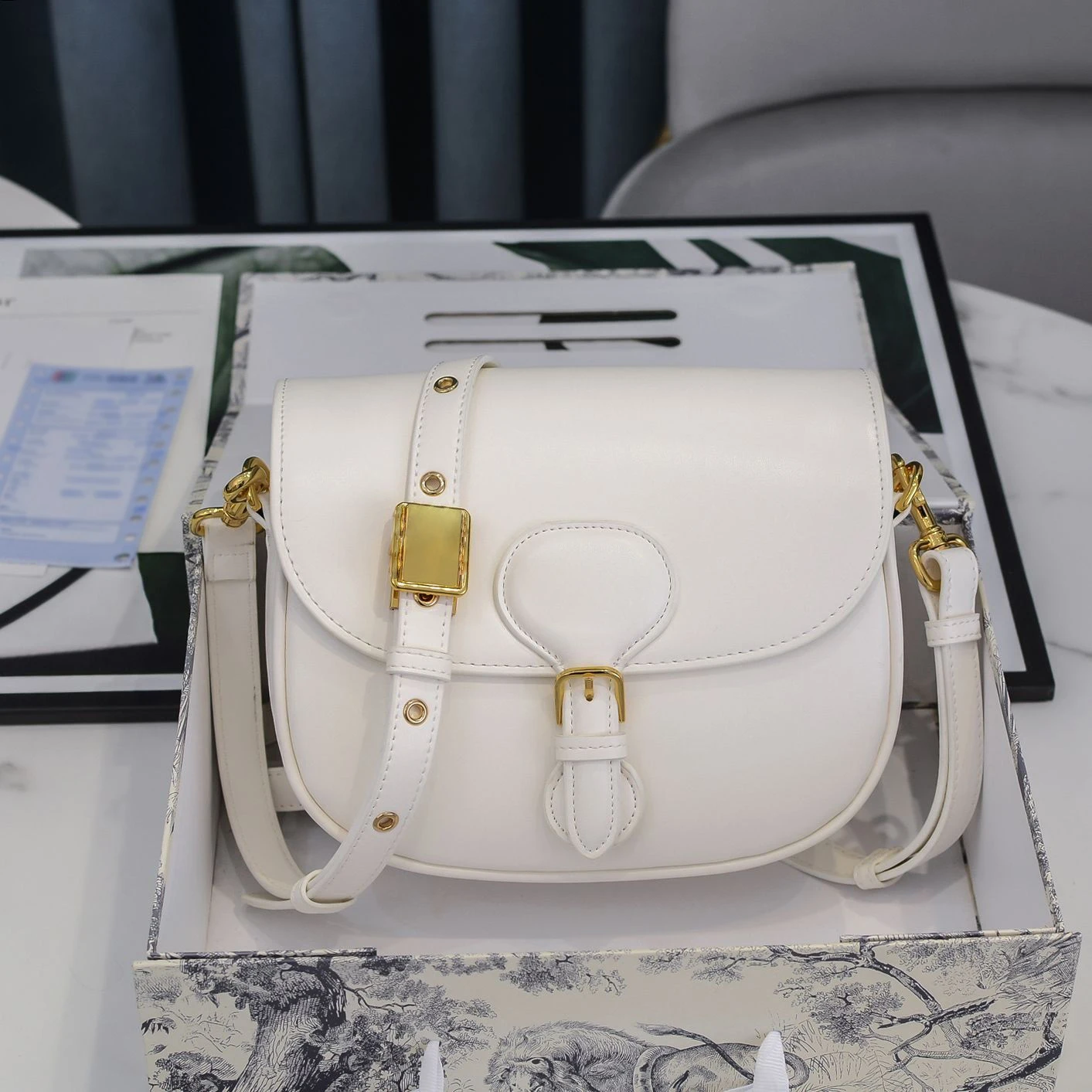 

Fashion Branded Ladies Leather Purse High-quality Portable Shoulder Messenger Bag