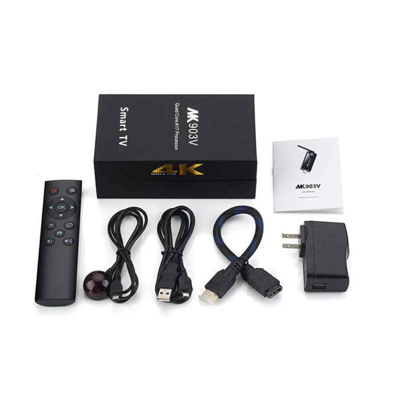 MK903V RK3288 Quad Core Android 7.1 TV Stick Ram2GB Rom 8GB HDMI 4K*2K H.265 2.4GHz/5GHz Dual WiFi OTG USB 1080P Dongle | Электроника