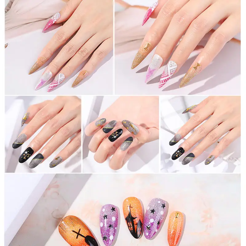 Belen изменяющий цвет лазерный Гель-лак УФ светодиодный лак для ногтей маникюра