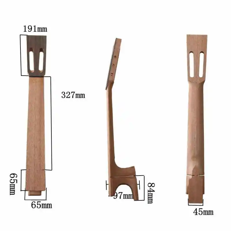 Рукоятка для классической гитары сделай сам из красного дерева и эбенового может