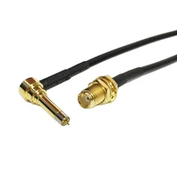 new wireless modem wire sma female jack nut to ms156 right angle connector rg174 cable 20cm 8 wholesale pigtail