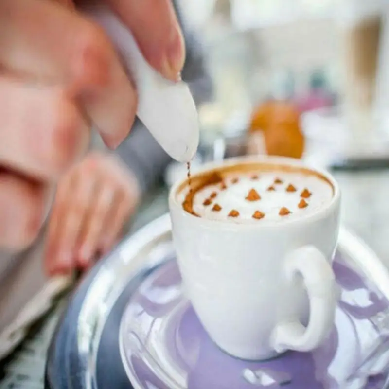 

Creative Coffee Cake Coffee Carved Pen Pastry Tools Baking Pen Decoration Spice Barista Art Tools Pen Latte Cake T6I9