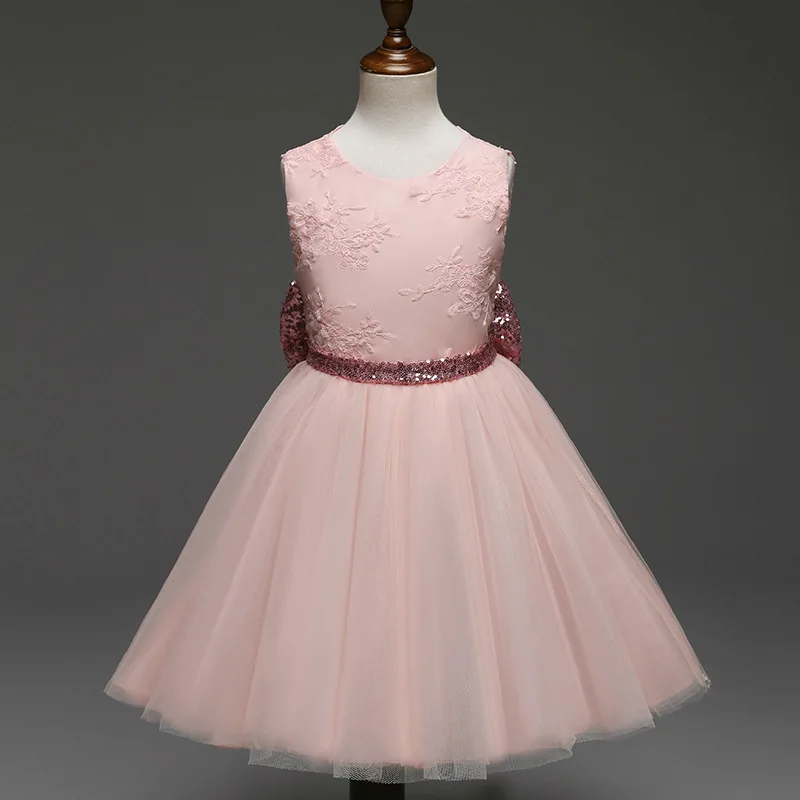 Нарядное платье для маленьких девочек красные платья малышей женское вечернее