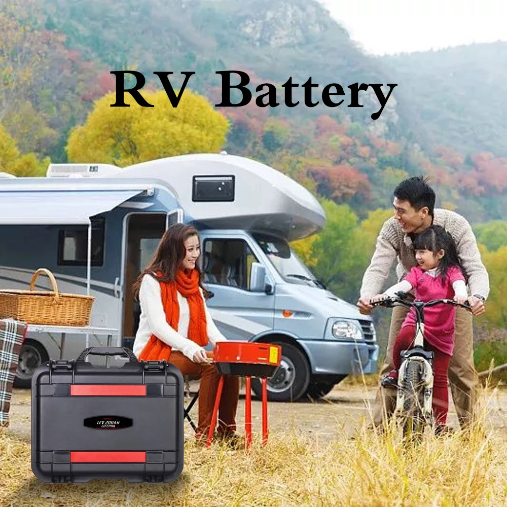 

12V120a lifepo4 200ah battery pack 12v Rechargeable battery 150AH Lithium Iron Phosphate Bluetooth bms RV Solar Energy