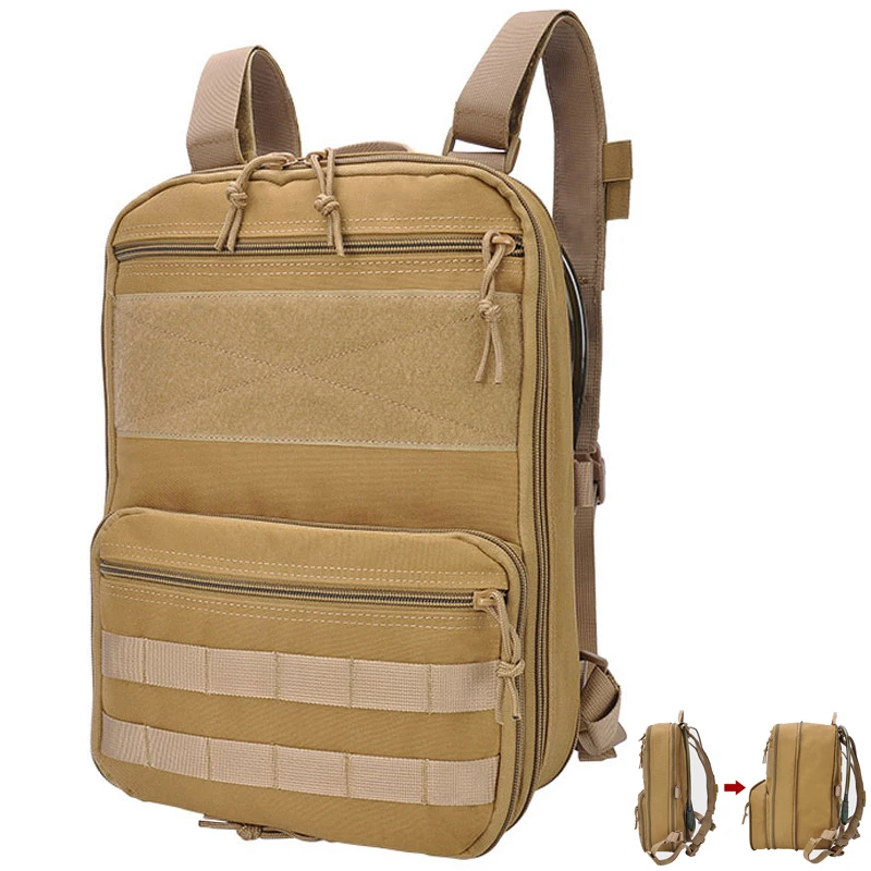 Flatpack D3 Backpack Tactical Army Military Molle Airsoft Rucksack Outdoor Hunting Multipurpose Assault Vest Bag Accessories