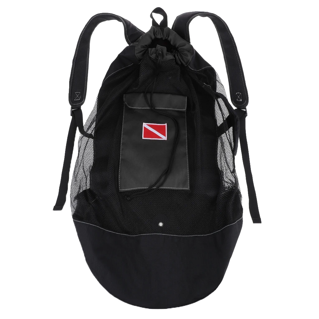 Сетчатый 400D Оксфордский тканевый рюкзак с сеткой для подводного плавания и сумка