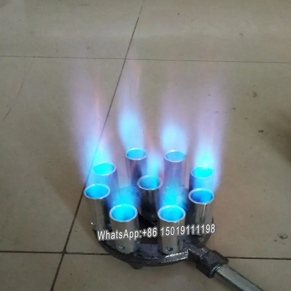 

9 hole gas and biogas stove burner,liquefied gas burner,natural gas burner,cast iron gas burner,pizza stove