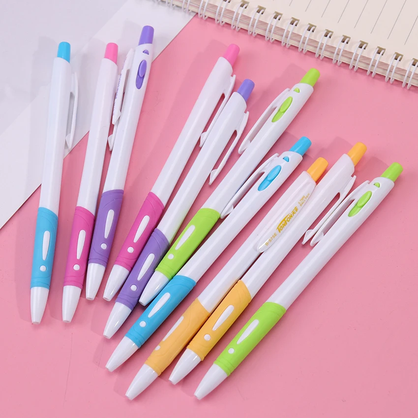 Пластиковая шариковая ручка с нажимом 0 7 мм|Шариковые ручки| |