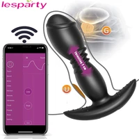 sex toys bluetooth dildo vibrator for men app remote control vibrator big butt plug prostate masturbator erotic massager for men