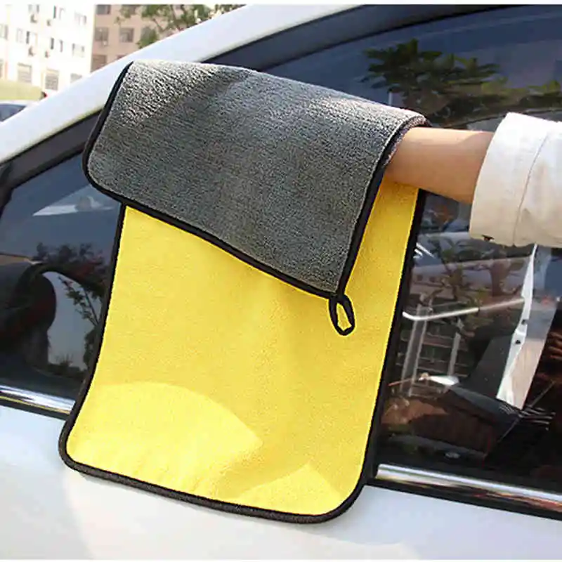 Полотенце из микрофибры для автомойки Mling 30x3 0/60 см ткань сушки ухода за