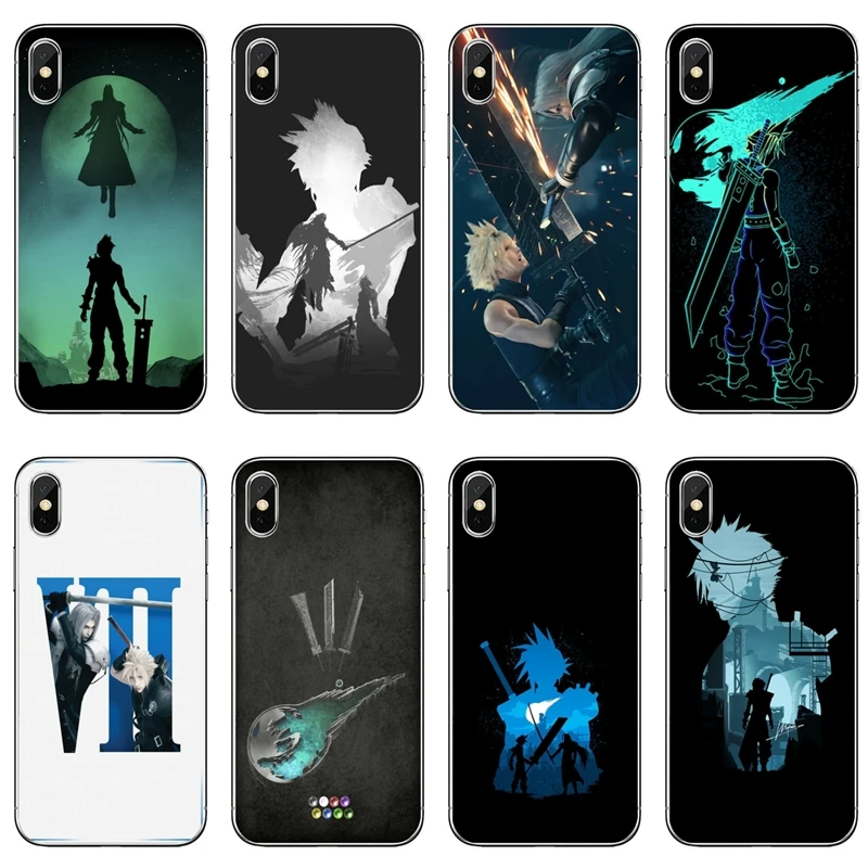 Final Fantasy VII аксессуары чехол для телефона iPhone 12 11 Pro Max XS XR X 8 7 Plus 6 6S 5 5S SE 2020|Бамперы| |