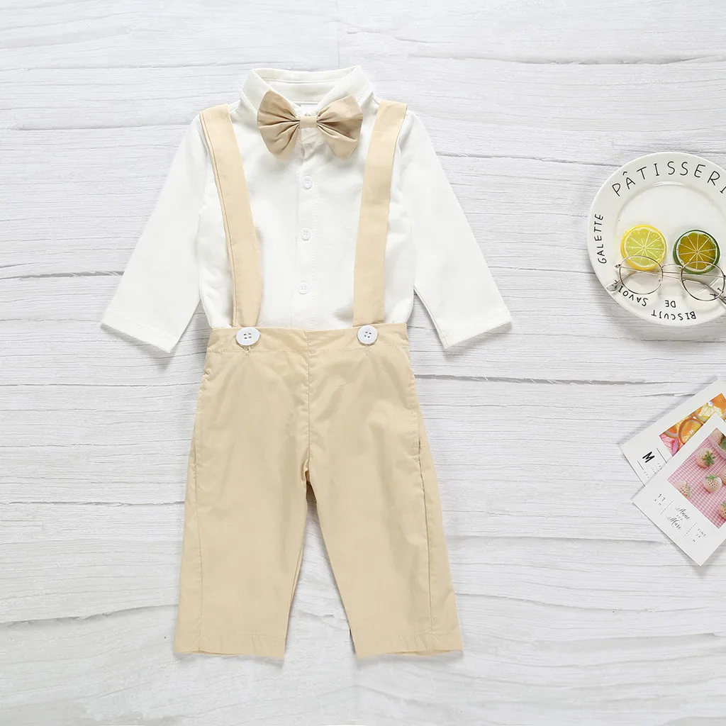 Элегантная Однотонная рубашка с длинными рукавами и галстуком-бабочкой для