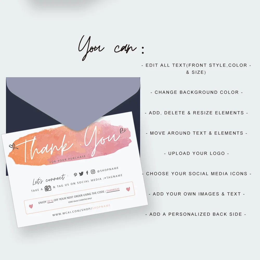 Публикация в социальных сетях. Спасибо за вашу карту покупки реклама заказов