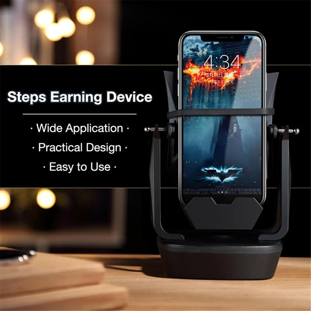 mobile swing automatic shake phone wiggler device record step stand artifact wechat motion quick steps passometer counter holder free global shipping