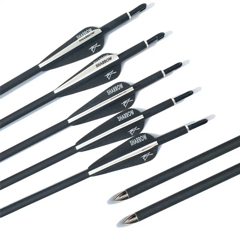 Стрелы из углеродного волокна для стрельбы лука 31 дюйм 700 охотничьи карбоновые