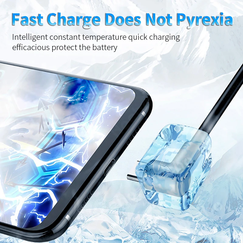 

5A USB Type C Cable 90 Degree Quick Charger For Huawei Honor 10 9X USBC Data Gaming Cable Fast Charge For Xiaomi Redmi Note 8 3M