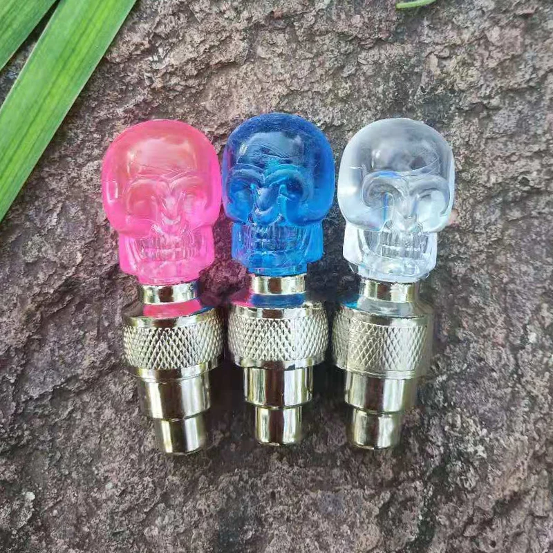 Хит продаж 2 шт./лот велосипедное колесо в форме черепа спицевая крышка клапана