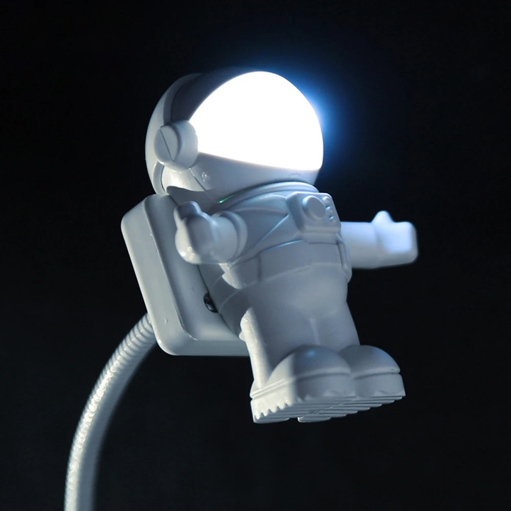 Lâmpada de Mesa para Interior do Corredor Iluminação para Casa Luz da Noite Mini Astronauta Brinquedos Luzes Criativo Sala Cabeceira Decoração Led Usb