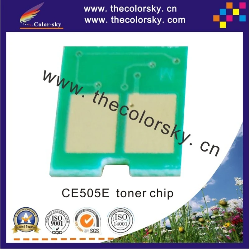 20 шт./лот совместимый тонер для лазерного принтера чип сброса HP CE505X CE505 CE 505X505 05X HP505
