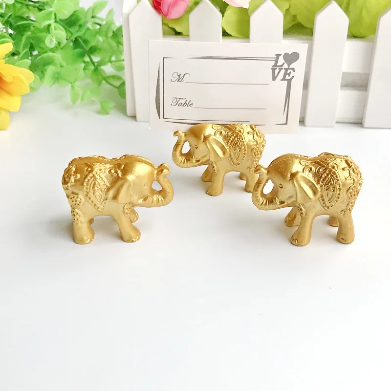 1 шт. держатели для карт Lucky Gold Elephant с индийским тематическим декором свадебной